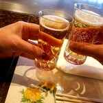 ステーキ屋 扇 - カンパイ