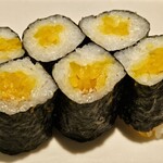 築地すし 竹若 - たくあん巻
