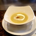 ステーキ屋 扇 - さつまいものスープ