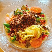 中国料理 柚子 - にぎやか野菜の冷やし担々麺