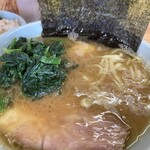 えんふく家 - ラーメン並850+ほうれん草100+愛情タマゴ