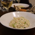 江坂イタリアン ラッポルティ - リゾットランチ(1,700円)
ぷりぷり海老と冬蕪とポルチーニクリーム