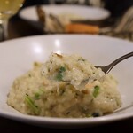 江坂イタリアン ラッポルティ - リゾットランチ(1,700円)
ぷりぷり海老と冬蕪とポルチーニクリーム