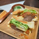 自家焙煎珈琲みじんこ - ハンバーグサンド