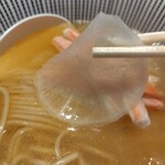 麺家 たけ田 - 薄切り大根
