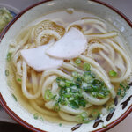 野口製麺 - かけ270円＋ちくわ天130円