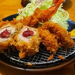 勝味庵本店 - ミックス定食