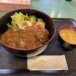 ふじた食堂 - 駒月みそかつ丼