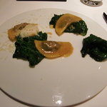 フロリレージュ - カルガモをミンチにしてラビオリにしたもの