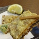 入谷鬼子母神門前のだや - 蒲焼の天ぷら