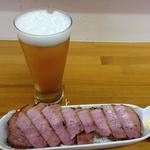 ふくみや - ベーコンとノンアルコールビール。