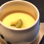 優雅亭 盛山 - ゴーヤ入り茶碗蒸し