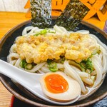 麺紡 - うおとりとんぶっかけて鶏天載せ