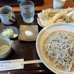 彦いち - 料理写真:エビ天セイロ　大盛り