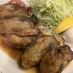 かつれつ四谷たけだ - カキバター焼き定食 ¥1,900