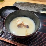 鮨旬美西川 - 河豚白子味噌粕汁