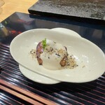 鮨旬美西川 - 鮪照り焼き　胡麻ソース掛け