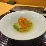 鮨旬美西川 - からすみ飯蒸し