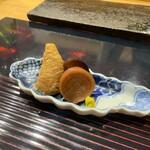 鮨旬美西川 - すし屋さん煮物3種