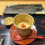 鮨旬美西川 - 梅茶碗蒸し