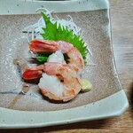 味の蔵どんつく - エビの刺身