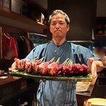 たでの葉 - ご主人の小鶴さん
      今宵のジビエお披露目♪