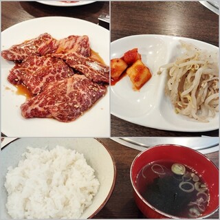 大満 - 料理写真:「カルビ定食」1600円