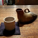 ウタリ - 鳩的な形の酒器。