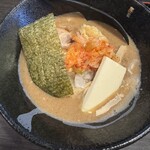 つけ麺 陽 - 味噌オーメン950円+バター100円