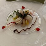 鶴見ノ森 迎賓館 - ホタテのマリネ サラダ仕立て