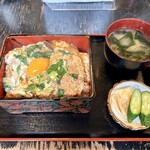 霞町 長寿庵 - 上カツ丼