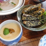 魚山人 - 特製茶碗蒸し（1人前）、ひじきのキッシュ（2人前）