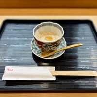 祇園ゆやま - 胡麻豆腐　べ甲庵掛け