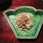 ななしの庵 - 毛ガニ③身のカニ味噌和え　文句無し。