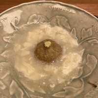 日本料理 太月 - 量少なめコース２６５６５円。松葉蟹の飛龍頭。