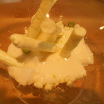 アニエルドール - ココナッツのパンナコッタ　ライムのアイス