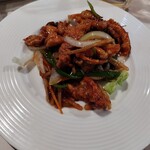 黄龍 - 揚げ鶏の炒め物。