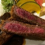 ビフカツ（カツ断層）