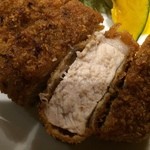 キッチンごりら - ロースカツ（カツ断層）