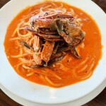レストランＤｏｎ 秋谷店 - 渡り蟹のトマトクリームスパゲッティ