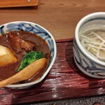 牛たんと和牛焼き 青葉 - ミニ牛たんシチュー、テールスープ
