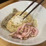 煮干らーめん 川むら - 奥さまの大好物、和え玉ハーフ♪レモン酢をかけると絶品なのよねー！