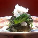 Ji-Cube - ホウレン草とイカの和えもの