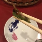 ニュー新橋ビル 牡蠣入レ時 - 小松菜とキノコのお浸し