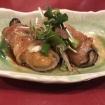 ニュー新橋ビル 牡蠣入レ時 - 牡蠣の肉巻き