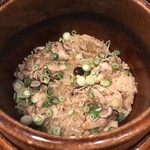 ニュー新橋ビル 牡蠣入レ時 - 牡蠣の釜飯