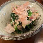 花坊 - ほうれんそうと生姜のおひたし