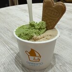 ジァルディーノ - 抹茶と紅茶のアイスを食べました。