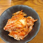 鉄板焼 もんじゃ焼 えにし - キムチ