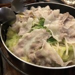 薩摩だれやめ処 まえわり屋 - 蒸し豚しゃぶ